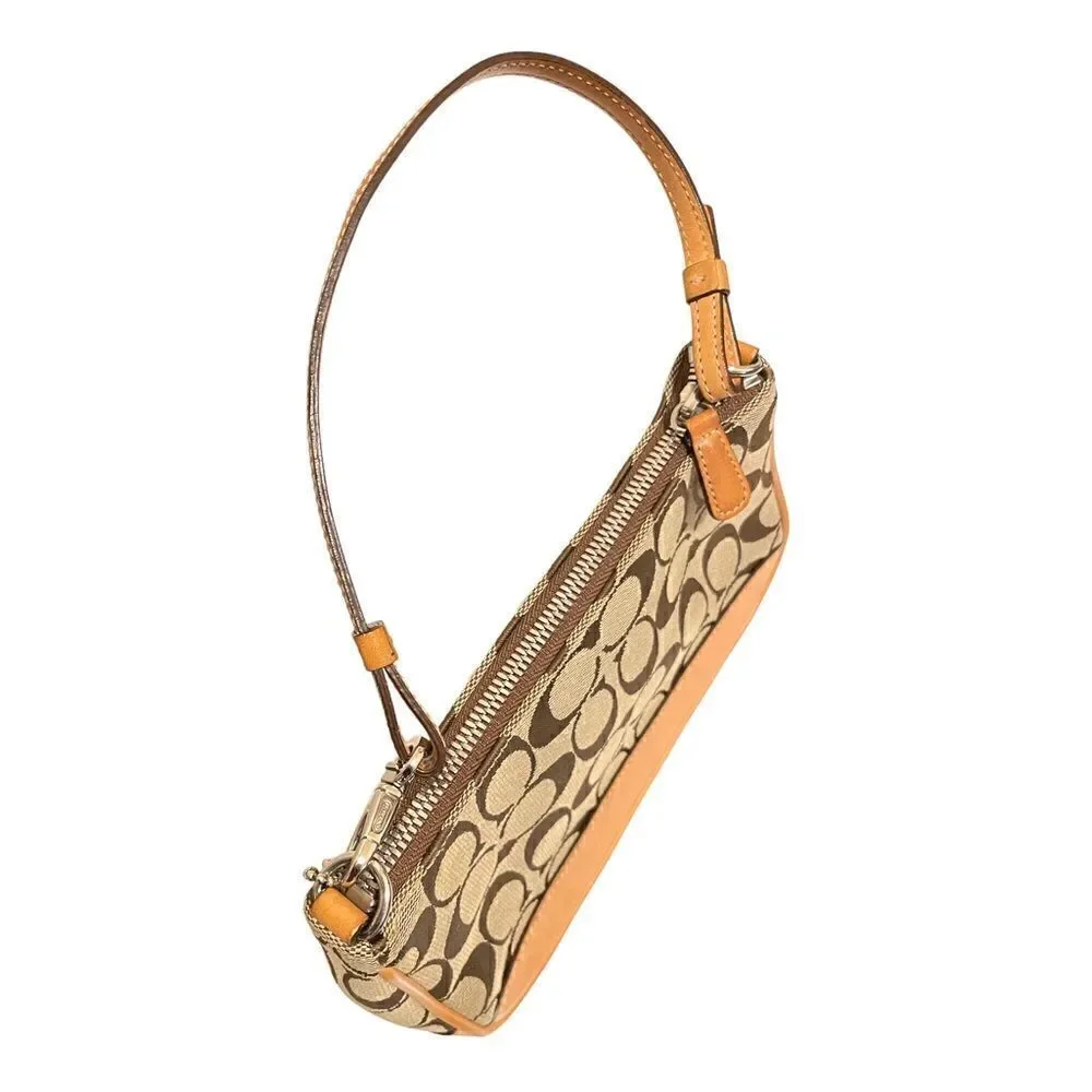 COACH Monogram Small Shoulder Bag & COACH Monogram Wristlet